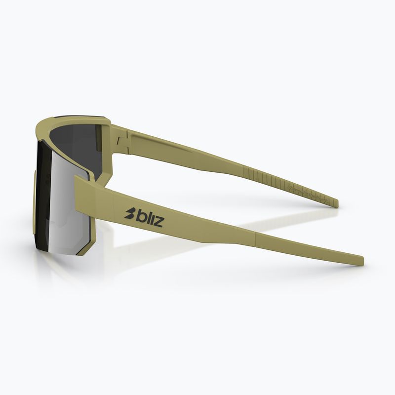 Sluneční brýle Bliz P005 matte amber green/smoke silver mirror 5