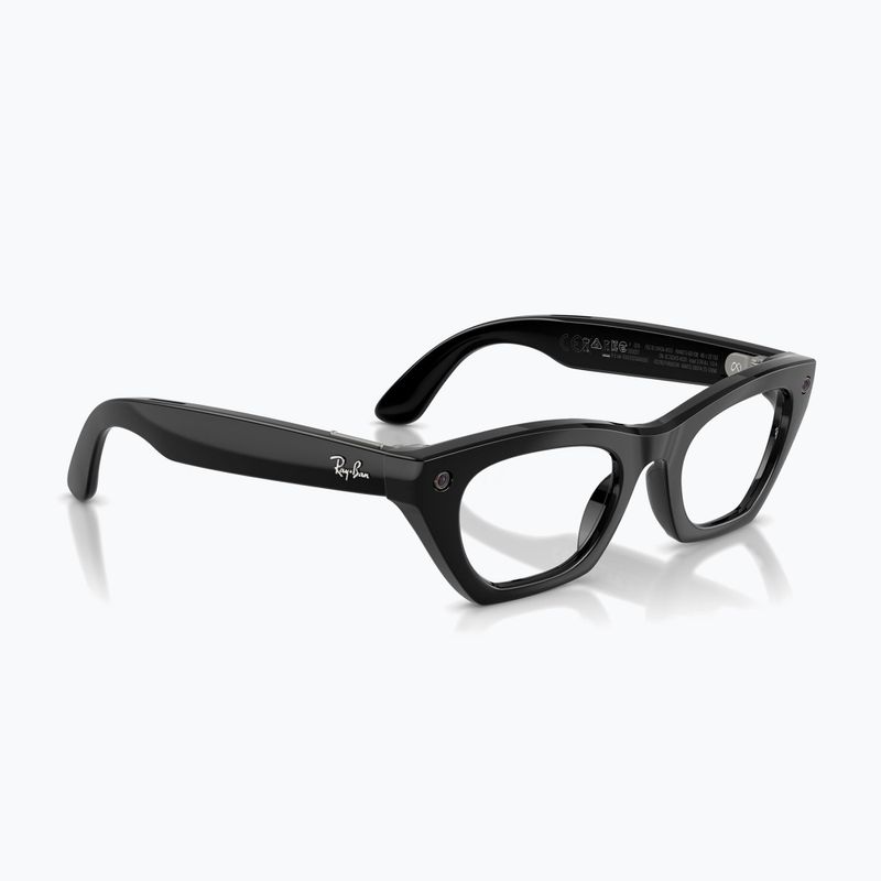 Brýle s kamerou Ray-Ban Meta Zena shiny black/clear