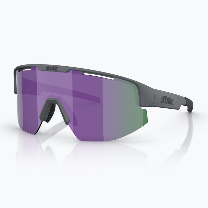 Sluneční brýle Bliz Matrix matte grey/smoke purple multi