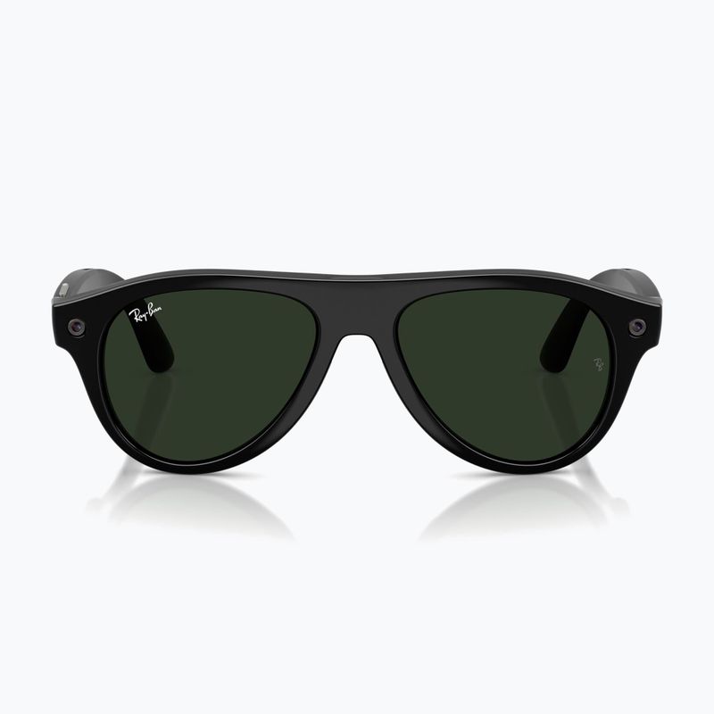 Brýle s kamerou Ray-Ban Meta Aviator shiny black/trs g. green 7