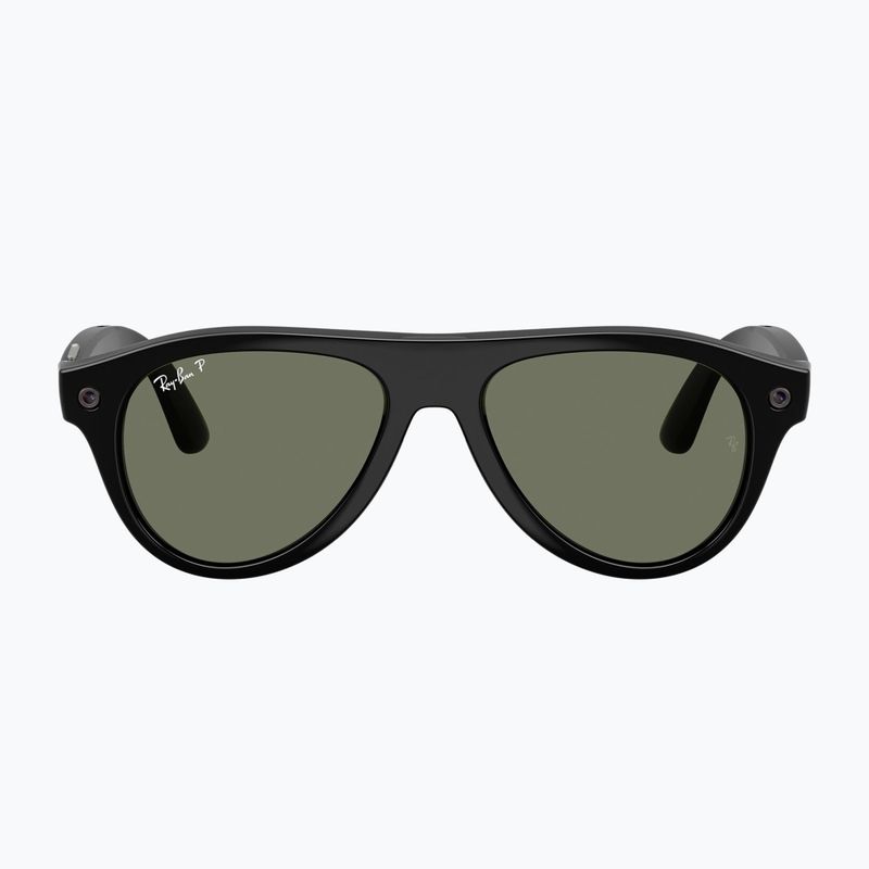 Brýle s kamerou Ray-Ban Meta Aviator shiny black/g15 green polar 2