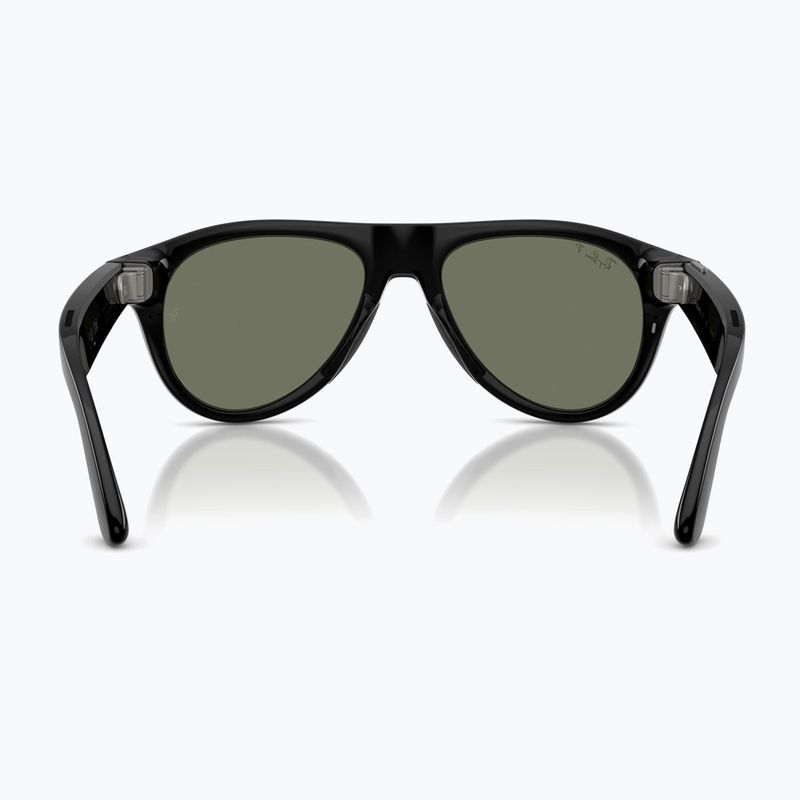 Brýle s kamerou Ray-Ban Meta Aviator shiny black/g15 green polar 3