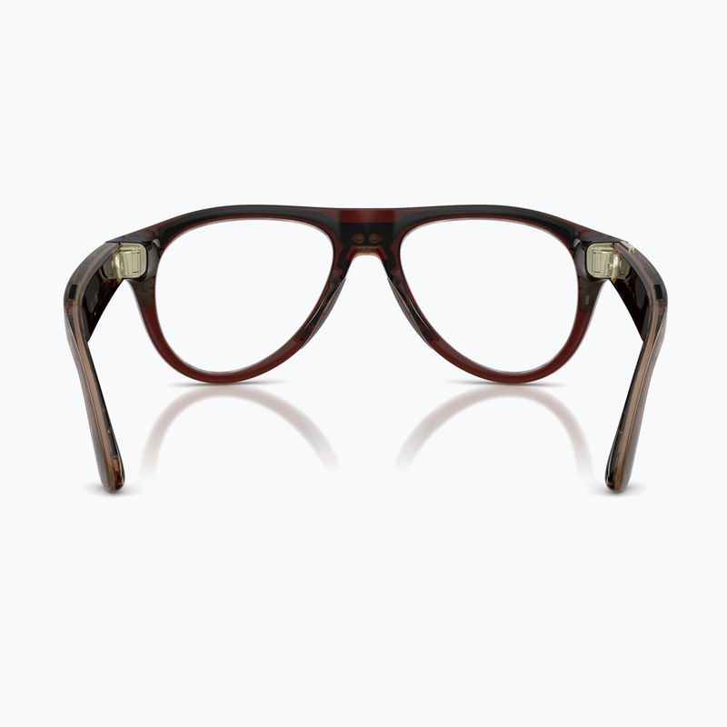 Brýle s kamerou Ray-Ban Meta Aviator transp. umber/trs jade 3