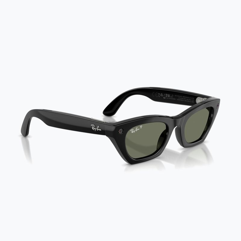 Brýle s kamerou Ray-Ban Meta Zena shiny black/g15 green polar 4