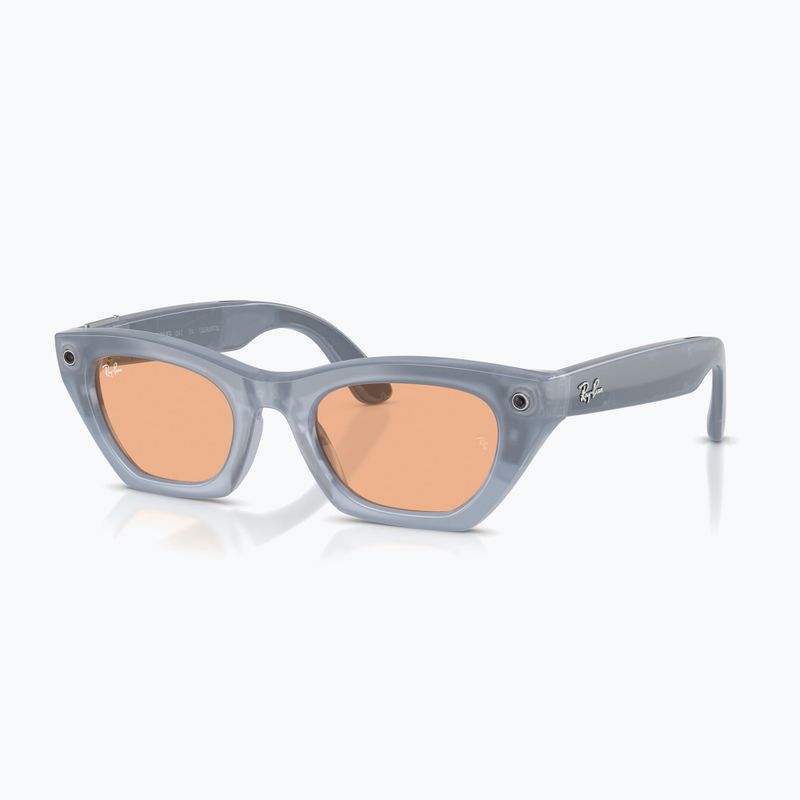 Brýle s kamerou Ray-Ban Meta Zena milky grey lilac/trs copper 7