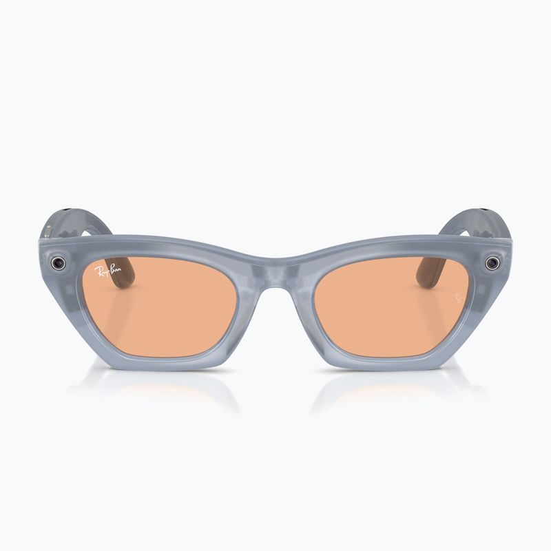 Brýle s kamerou Ray-Ban Meta Zena milky grey lilac/trs copper 8