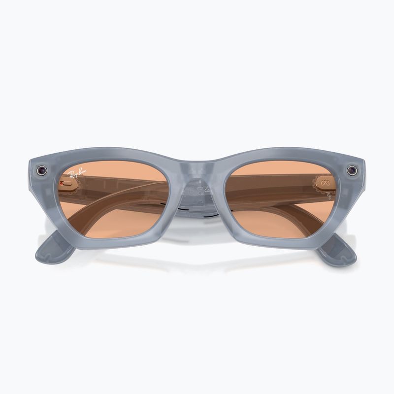 Brýle s kamerou Ray-Ban Meta Zena milky grey lilac/trs copper 9