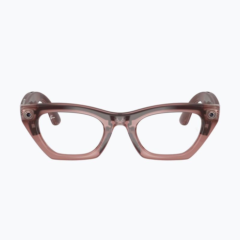 Brýle s kamerou Ray-Ban Meta Zena milky pink blush/trs grey 2