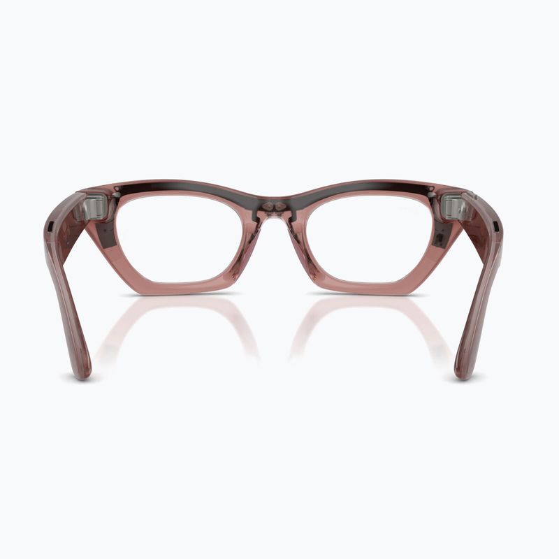 Brýle s kamerou Ray-Ban Meta Zena milky pink blush/trs grey 4
