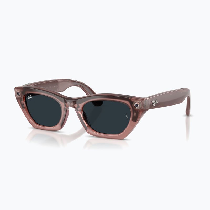 Brýle s kamerou Ray-Ban Meta Zena milky pink blush/trs grey 7
