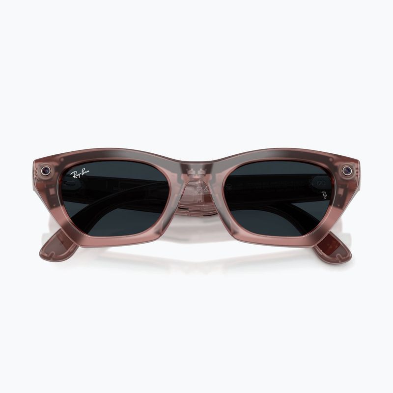 Brýle s kamerou Ray-Ban Meta Zena milky pink blush/trs grey 8