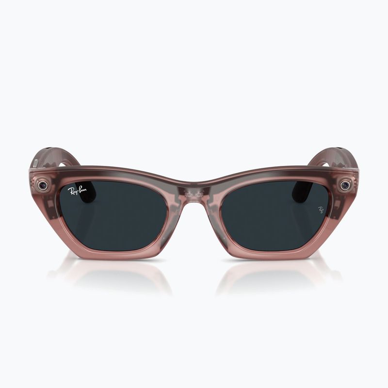 Brýle s kamerou Ray-Ban Meta Zena milky pink blush/trs grey 9