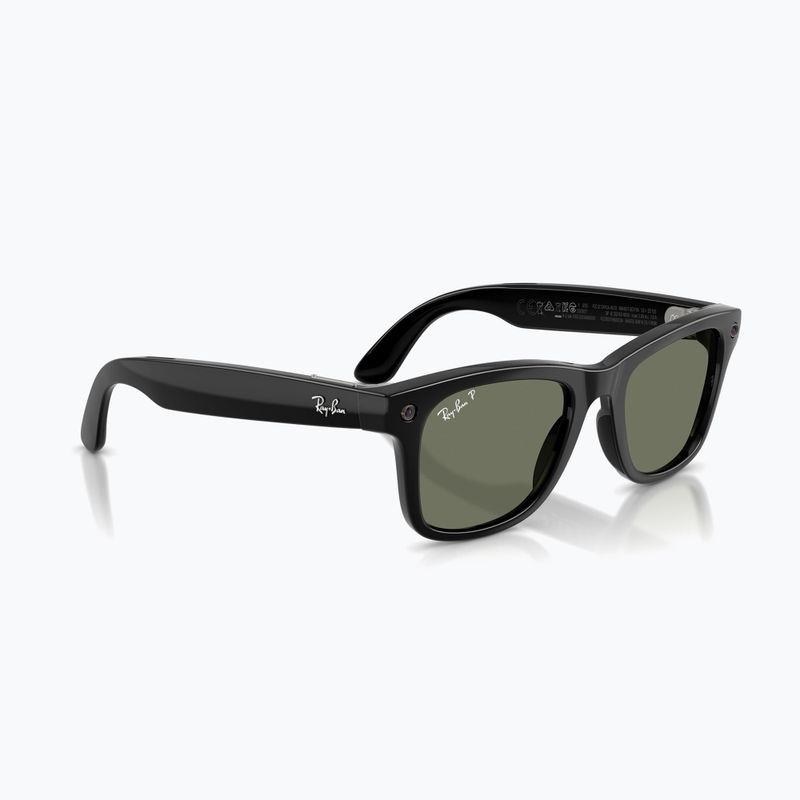 Brýle s kamerou Ray-Ban Meta Wayfarer shiny black/g15 green polar 4