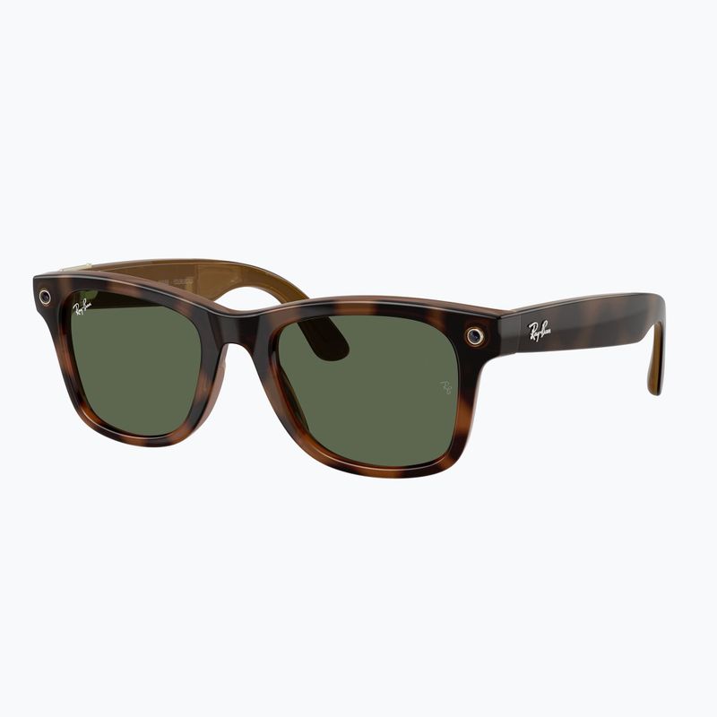 Brýle s kamerou Ray-Ban Meta Wayfarer havana/g15 green