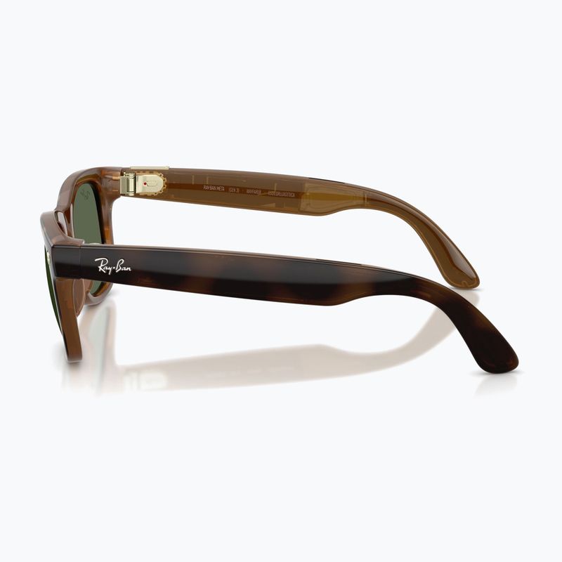 Brýle s kamerou Ray-Ban Meta Wayfarer havana/g15 green 5