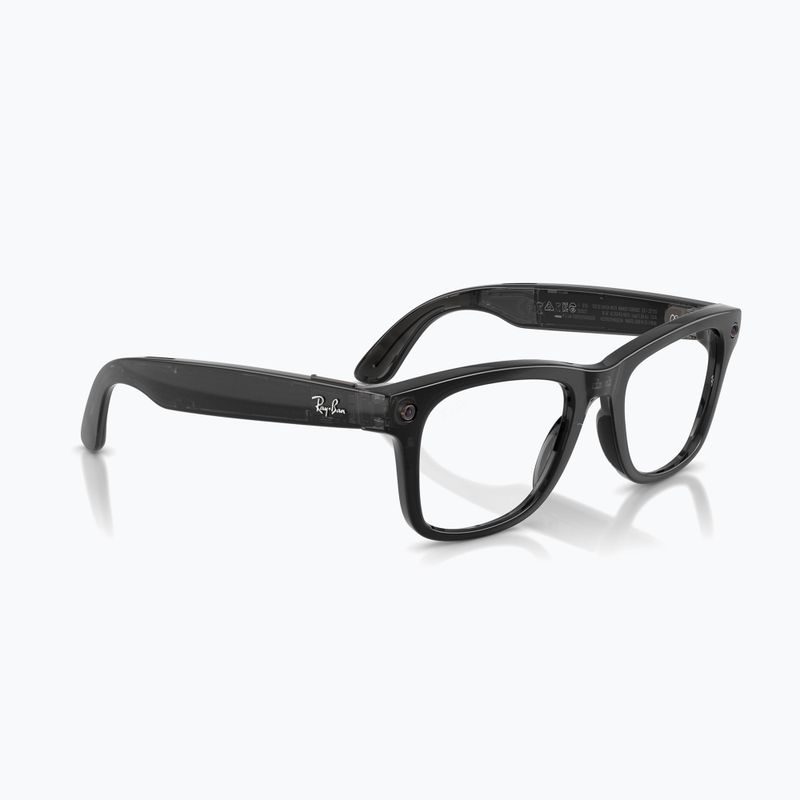 Brýle s kamerou Ray-Ban Meta Wayfarer transp. black/trs aquamarine 4