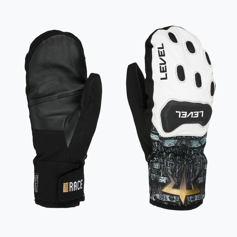 Lyžařské rukavice Level Race Replica Mitt pk white