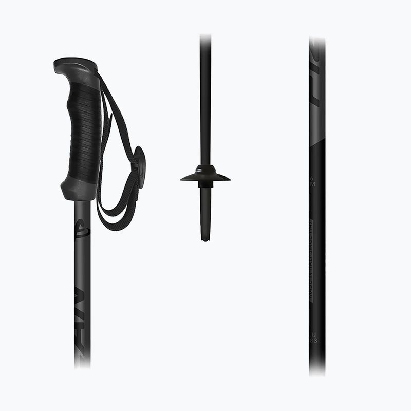 Lyžařské hole Fizan Storm Pro black 6