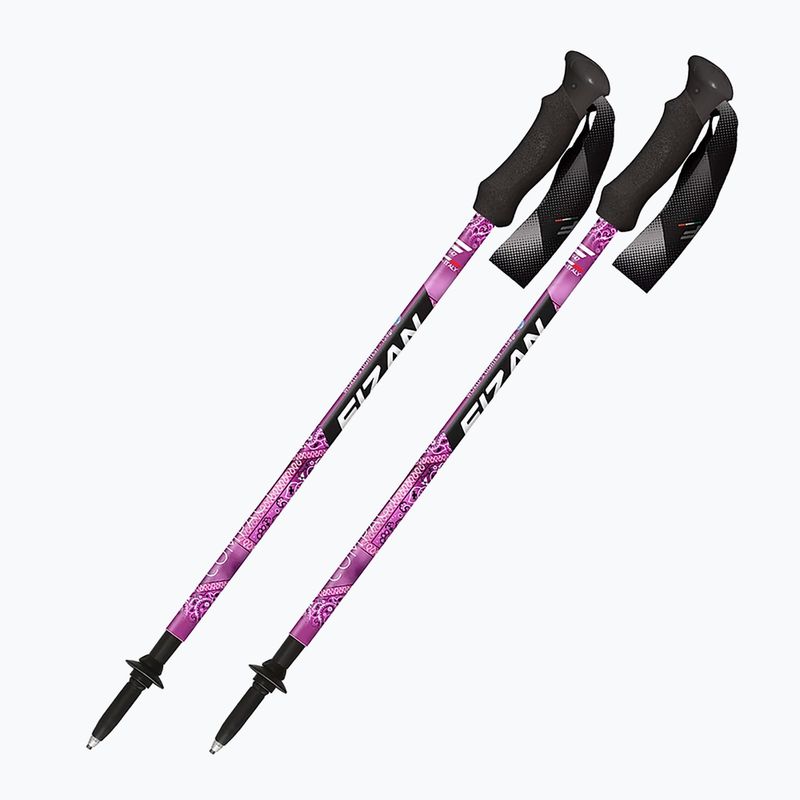 Trekingové hole Fizan Compact MS magenta