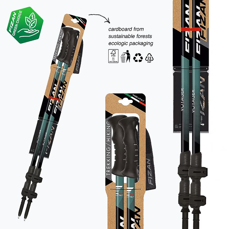 Trekingové hole Fizan Voyager petrol 8