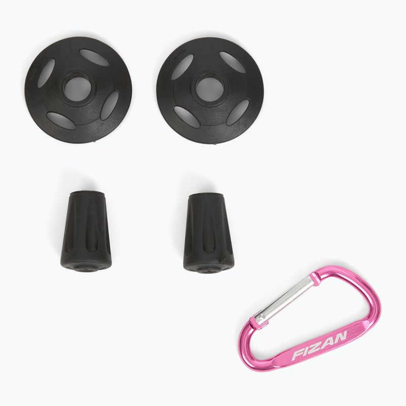 Trekingové hole Fizan Tierra grey/coral 7