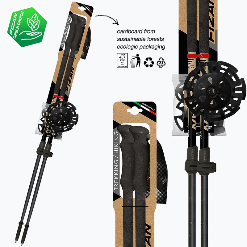 Trekové hole Fizan Aria beige 9