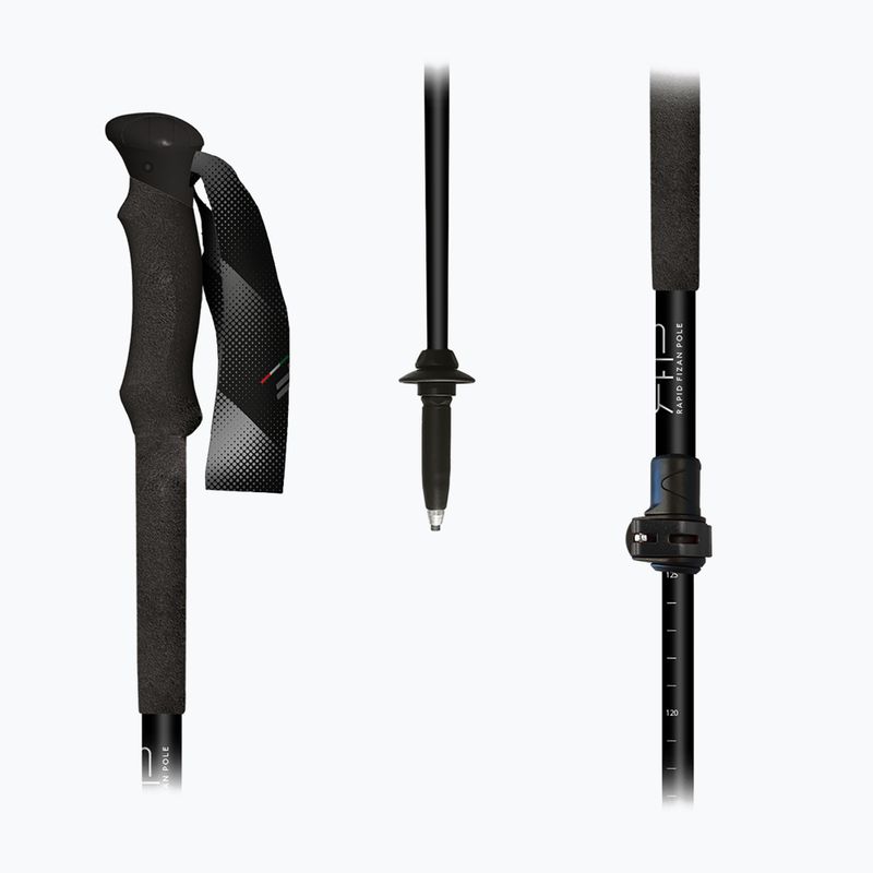 Trekové hole Fizan RFP Touring black 4