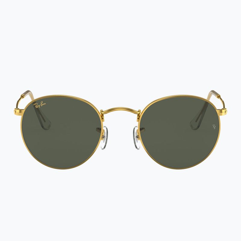 Sluneční brýle Ray-Ban Round Metal gold/green g-15 2