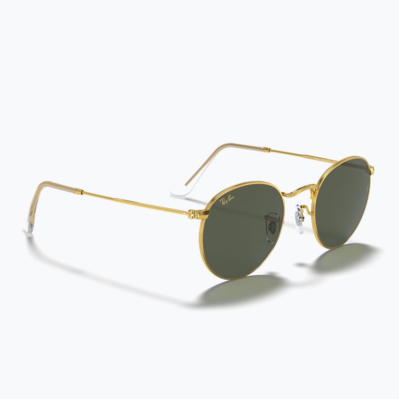 Sluneční brýle Ray-Ban Round Metal gold/green g-15 4