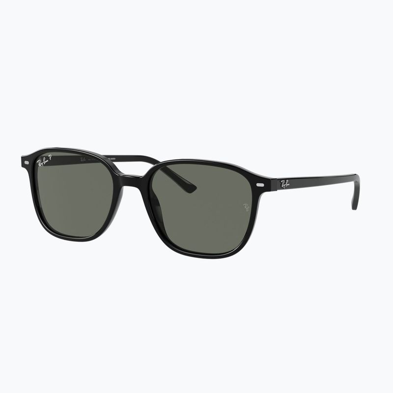 Sluneční brýle Ray-Ban Leonard black/green g-15 polarized 4