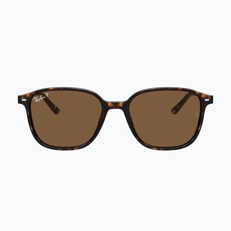 Sluneční brýle Ray-Ban Leonard tortoise/brown polarized 2