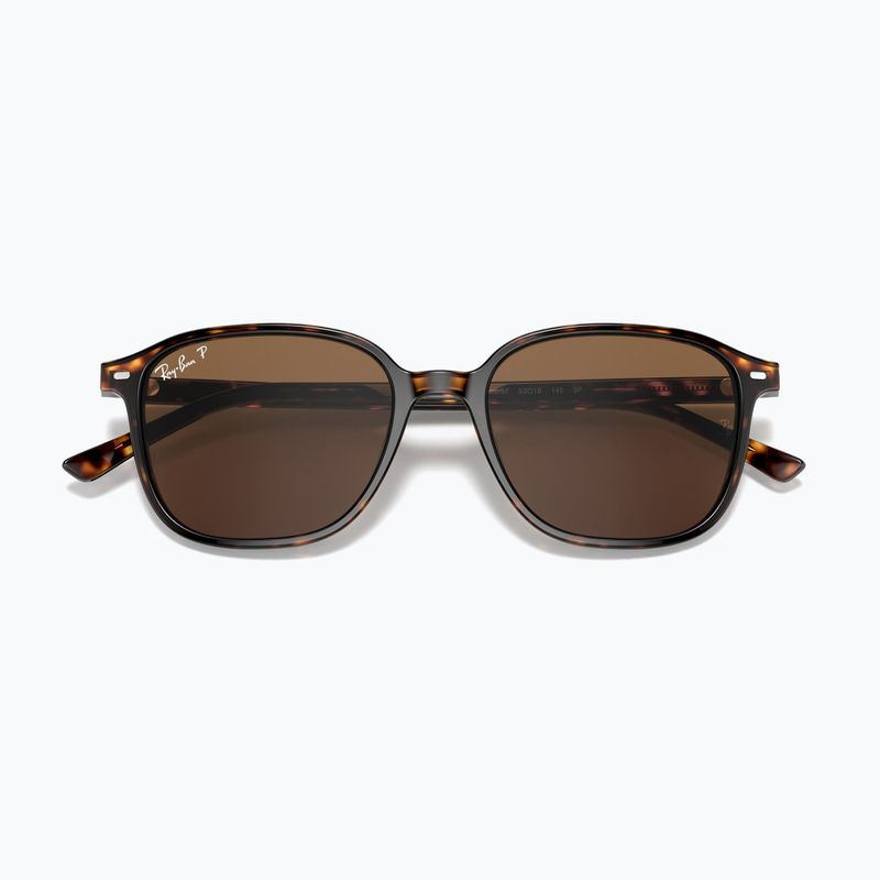 Sluneční brýle Ray-Ban Leonard tortoise/brown polarized 3