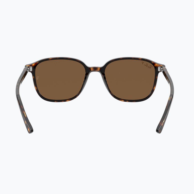 Sluneční brýle Ray-Ban Leonard tortoise/brown polarized 5