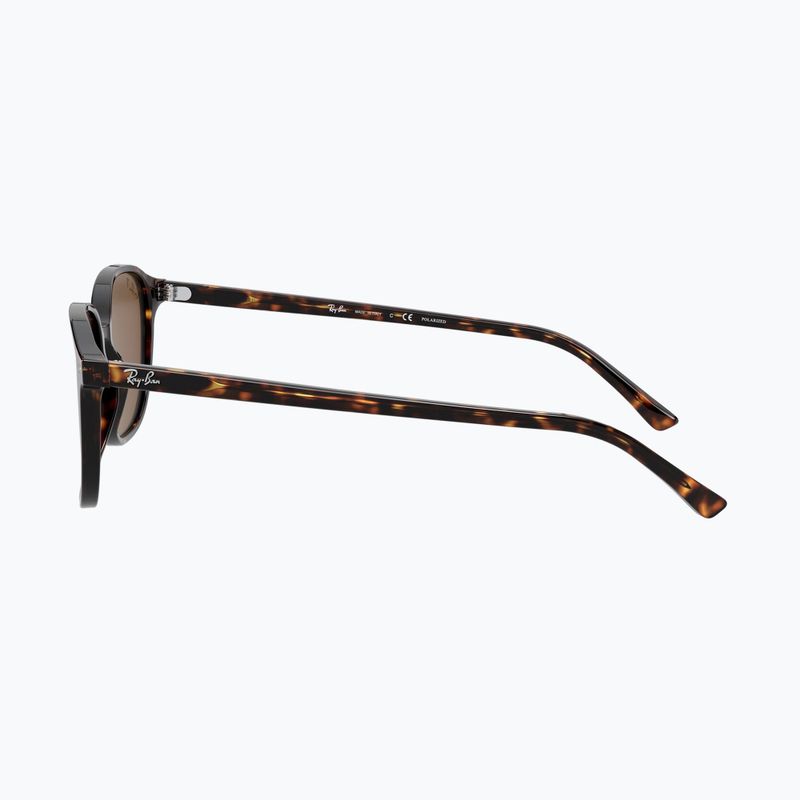 Sluneční brýle Ray-Ban Leonard tortoise/brown polarized 7