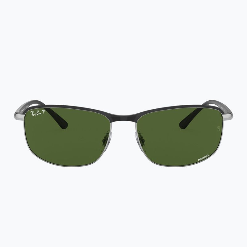 Sluneční brýle Ray-Ban Rb3671 Polarized+ Lenses black silver/dark green polarized+ 2