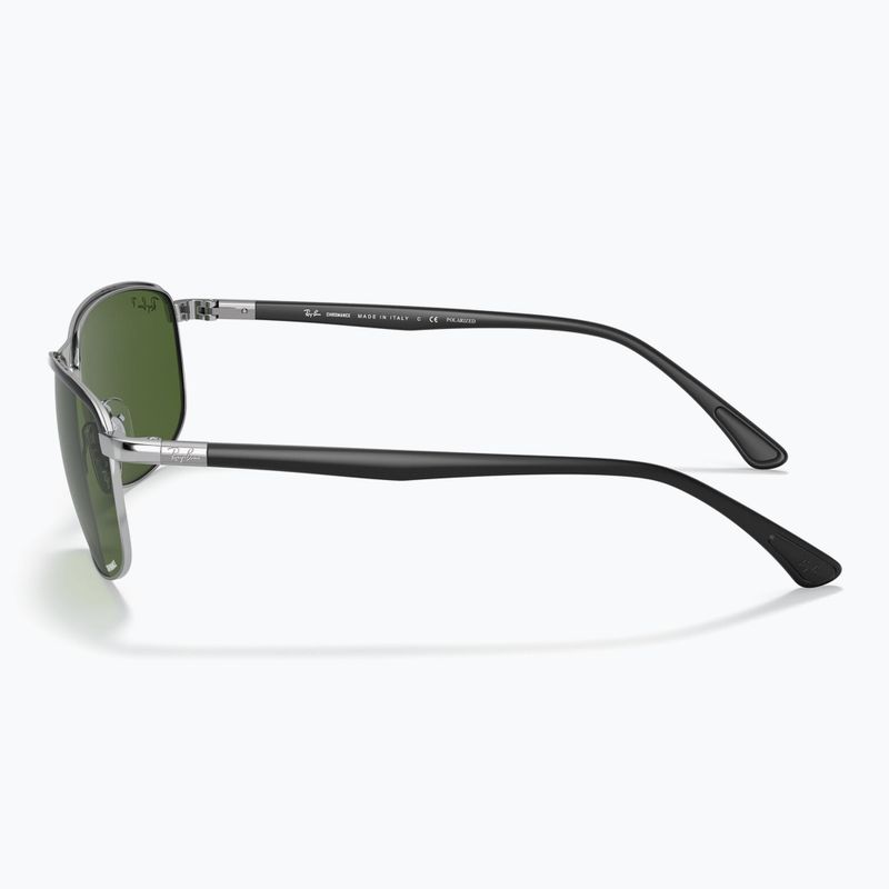 Sluneční brýle Ray-Ban Rb3671 Polarized+ Lenses black silver/dark green polarized+ 7