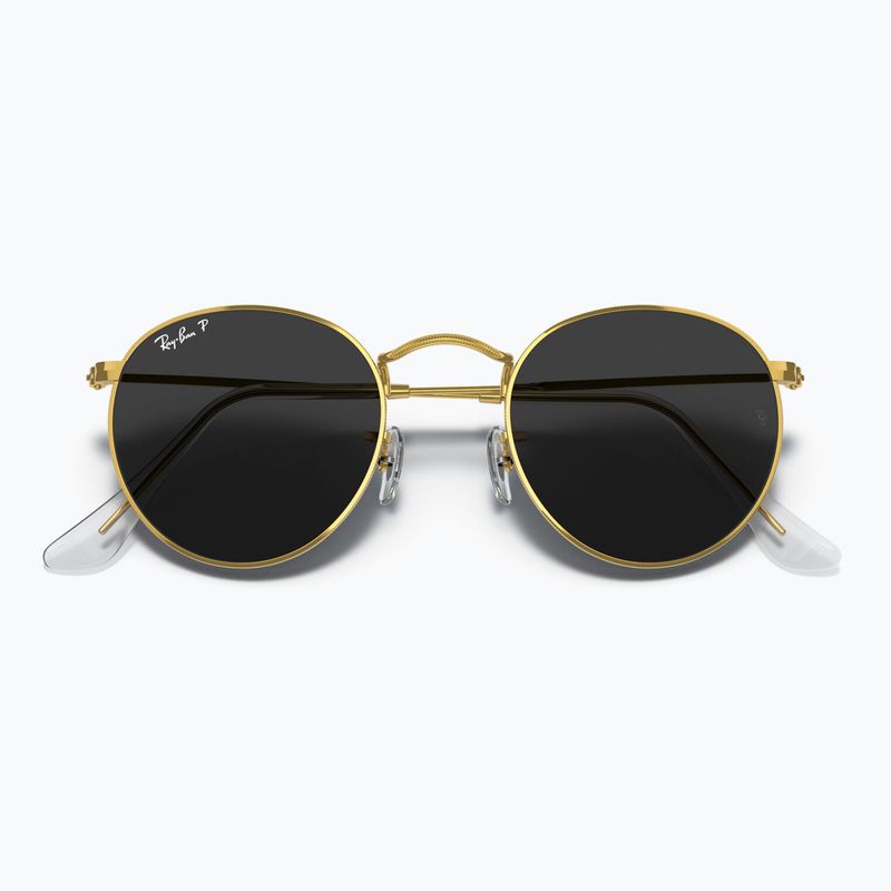 Sluneční brýle Ray-Ban Round Metal gold/black polarized 3