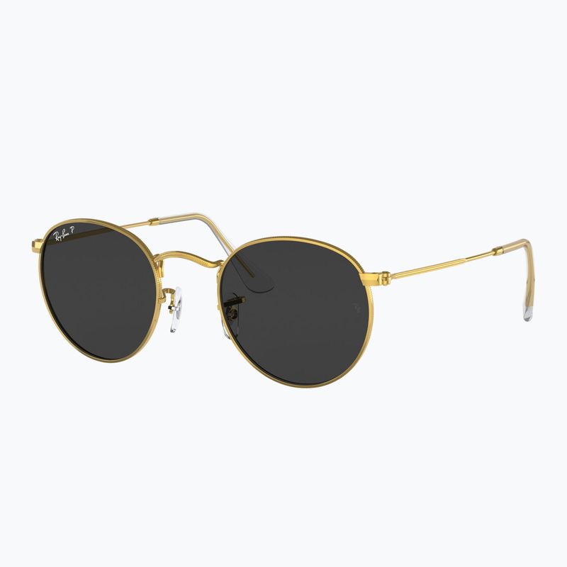 Sluneční brýle Ray-Ban Round Metal gold/black polarized 4