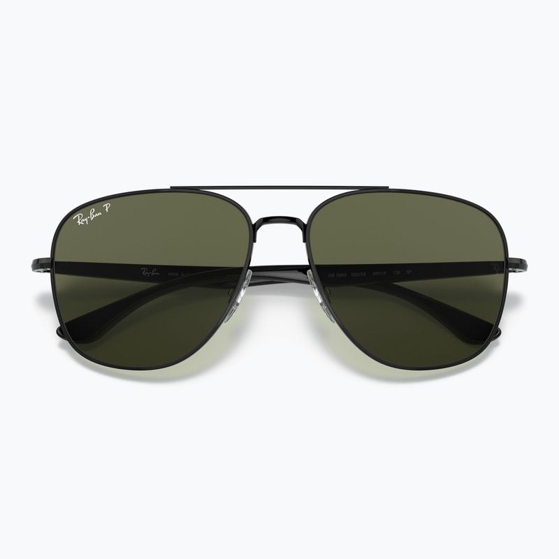 Sluneční brýle Ray-Ban RB3683 black/green g-15 polarized 3