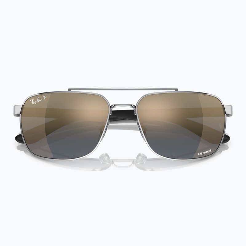 Sluneční brýle Ray-Ban RB3701 Polarized+ Lenses silver/blue gold polarized+ 3