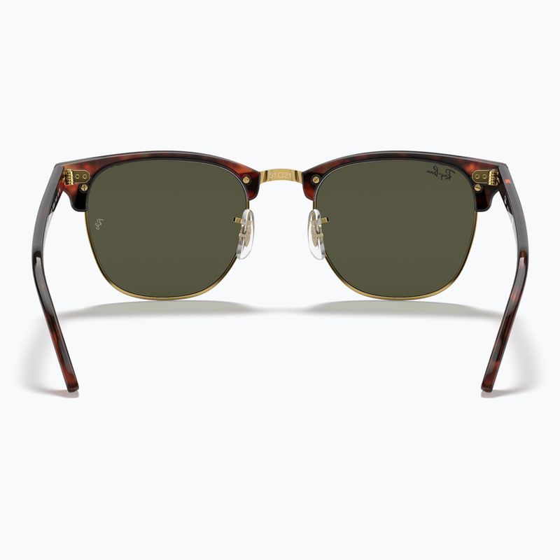 Sluneční brýle Ray-Ban Clubmaster Classic tortoiseshell/gold/green g-15 5
