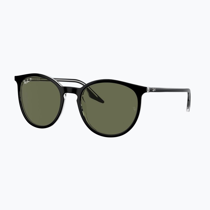 Sluneční brýle Ray-Ban RB2204 transparent black/green polarized 4