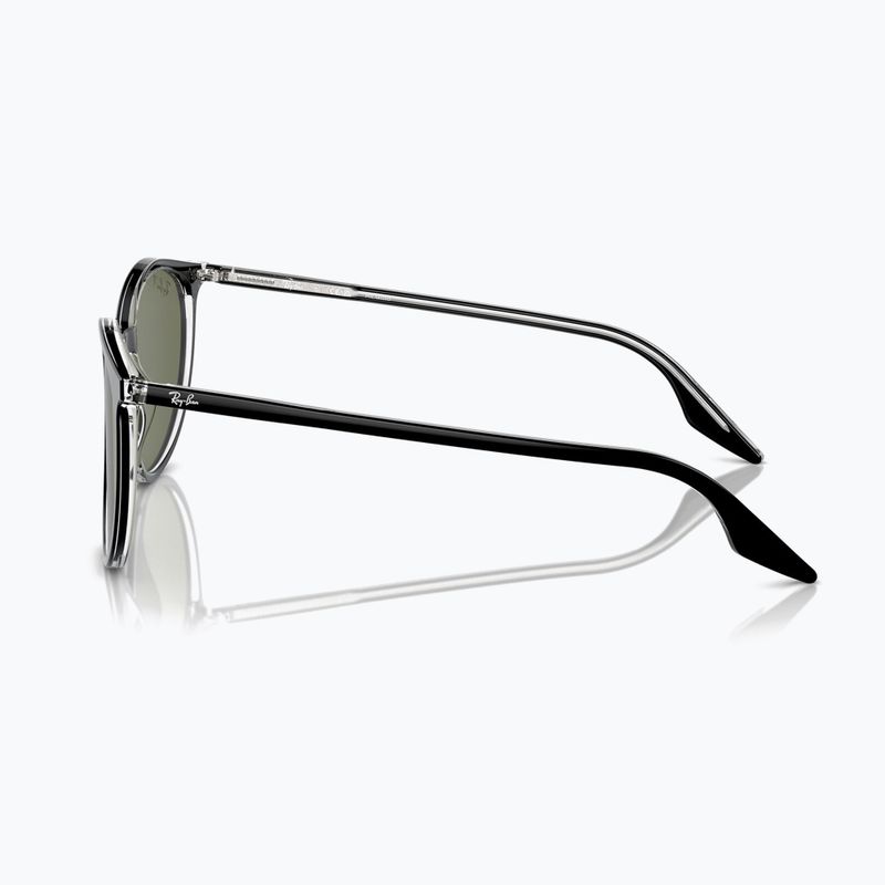 Sluneční brýle Ray-Ban RB2204 transparent black/green polarized 6