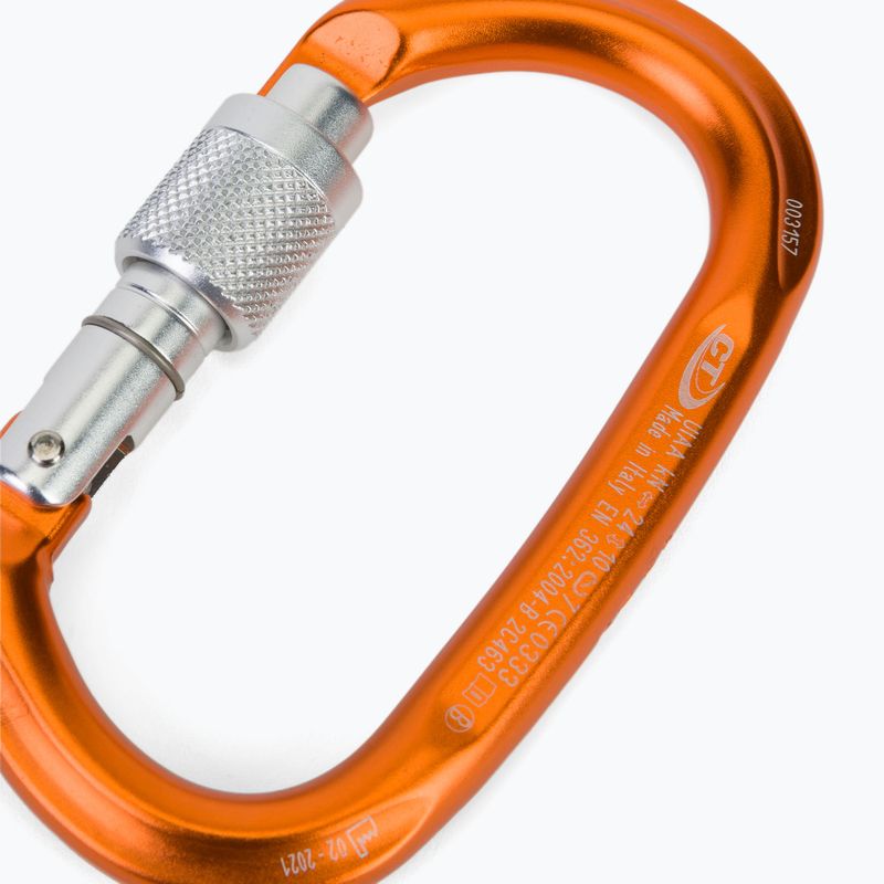 Karabina Climbing Technology Pillar Pro SG oranžová 2C46300WBCCTSTD 3