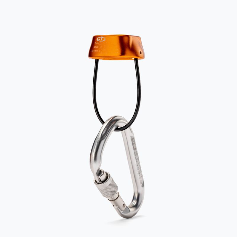 Jístící kladka Climbing Technology Double oranžová 2K615