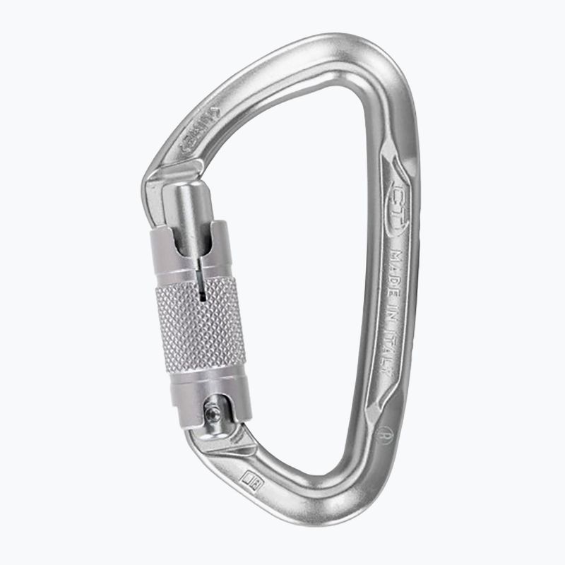 Karabinka  Climbing Technology Lime WG Twist Lock silver