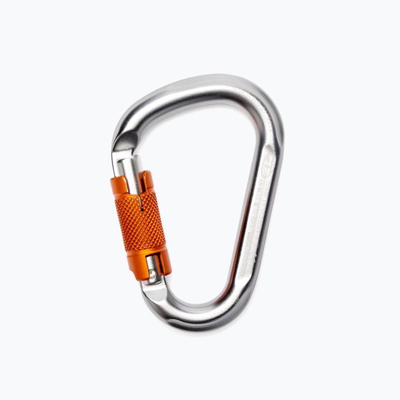 Karabina Climbing Technology Hms Snappy Cf Twist Lock L4600006 stříbrno-oranžová 2C46000ZPE 2