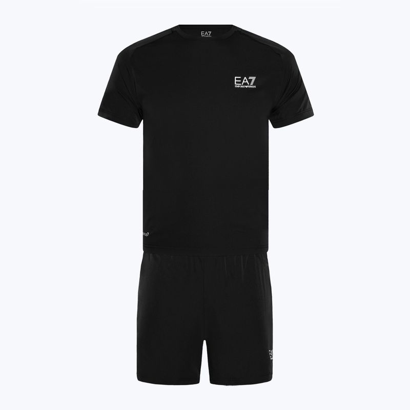 Tričko a šortky EA7 Emporio Armani Ventus7 Travel black