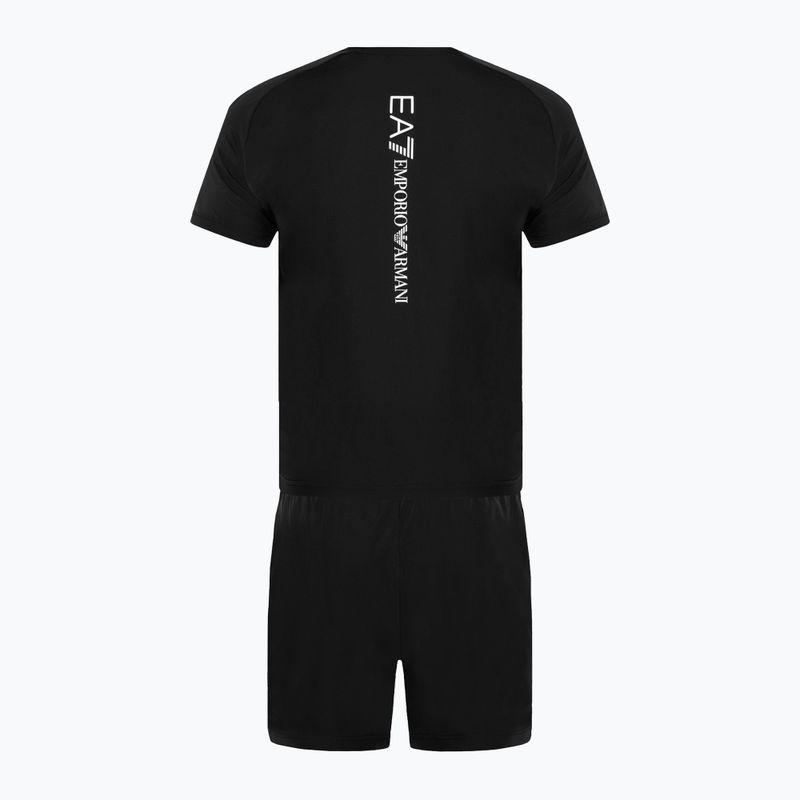 Tričko a šortky EA7 Emporio Armani Ventus7 Travel black 2