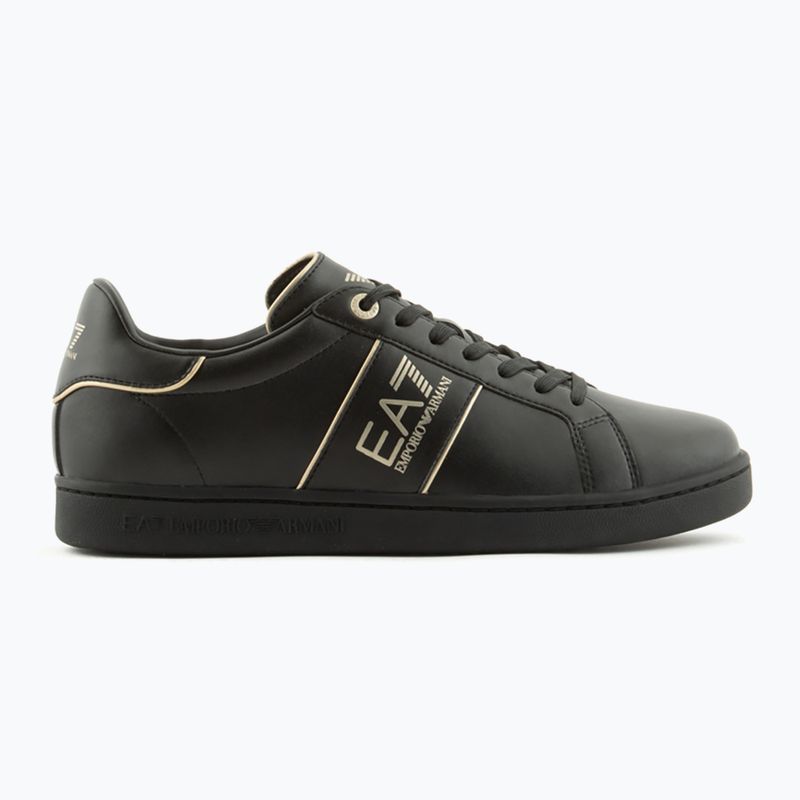 Boty EA7 Emporio Armani Classic Logo triple black/ gold boty 9